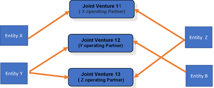 Figure 1—Relationship between entities and venture in a JV