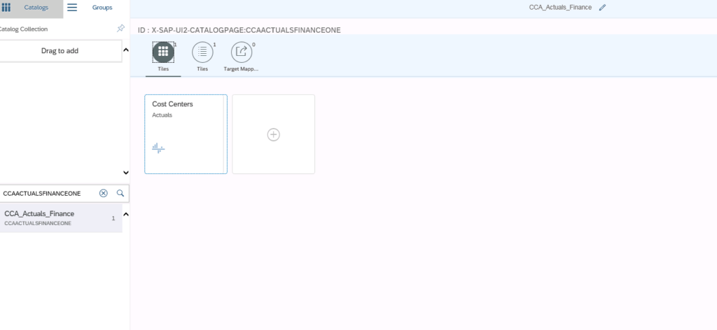 Figure 12— Final result after the App was copied to our customized Catalog