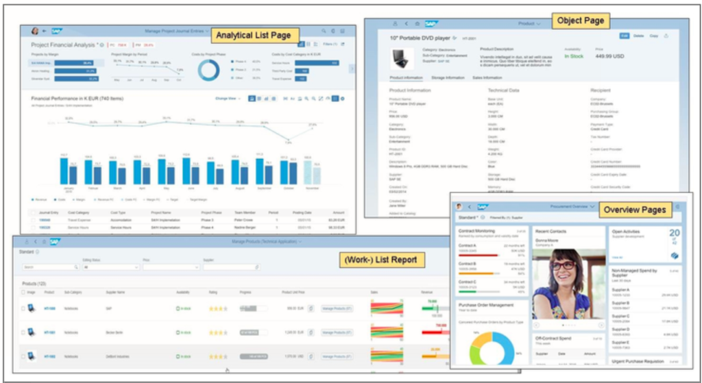 Figure 2— Look-and-Feel of SAP Embedded Analytics