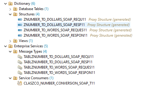 Figure 23 — The service consumption model for the SOAP client call generates the associated structures and SOAP message types