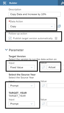 Figure 14— Reviewing the Data Action Trigger Builder