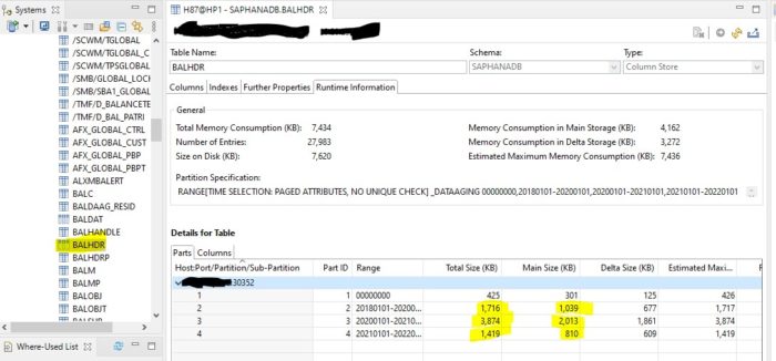 After Data Aging run Data move to Partition table - image