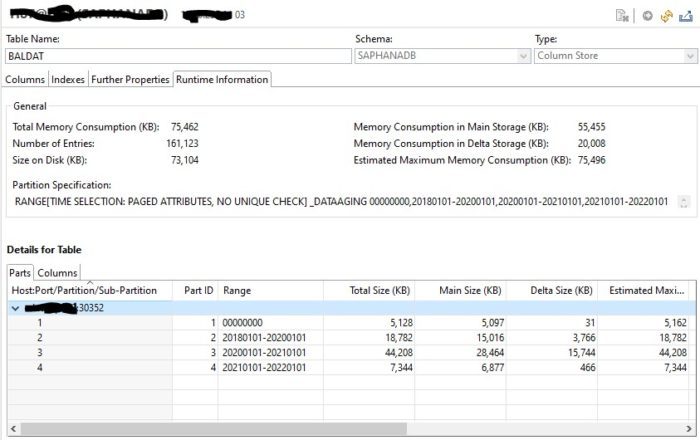 After Data Aging run Data move to Partition table - image